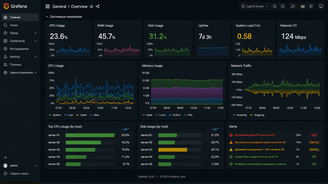 Grafana — Overview (Общий обзор)